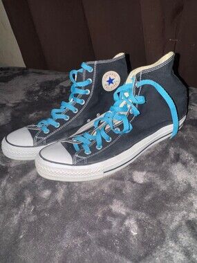 Converse All Star High Top Sneakers Size 13 Black Canvas Shoes